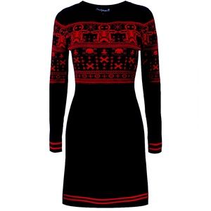 Sourpuss ‘Gingerdead’ sweater dress (discontinued) Christmas/Holiday fit